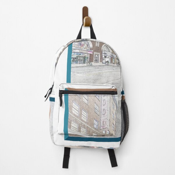 Item preview, Urban Calm – City Street Sketch with a Dreamlike Touch designed and sold by Lens Atlas .