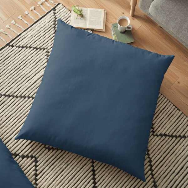 Sailor Blue 19-4034 TCX | Pantone | Color Trends | New York and London | Spring Summer 2018 | Solid Color | Fashion Colors | Floor Pillow