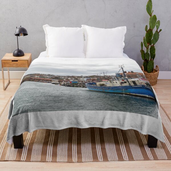 Item preview, Fishing boats in Scarborough Harbour designed and sold by yackers1.