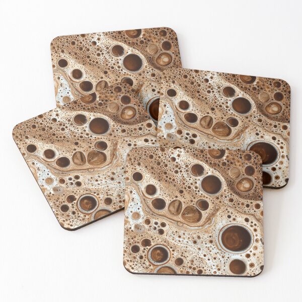 Item preview, Coffee Bubble Abstract Pattern Frothy Caffeine Texture designed and sold by EL-Lebedenko.