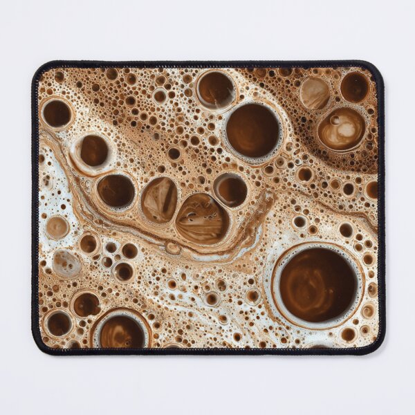Item preview, Coffee Bubble Abstract Pattern Frothy Caffeine Texture designed and sold by EL-Lebedenko.