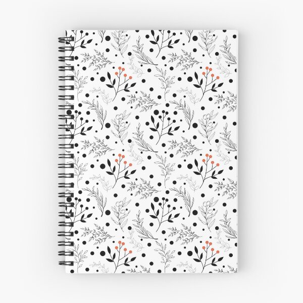 Item preview, Cozy Winter Foliage Seamless Pattern onWhite Botanical Design designed and sold by MimsTees.