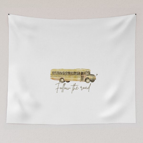 Item preview, Follow the Road Bus Adventure Design designed and sold by Merymer.