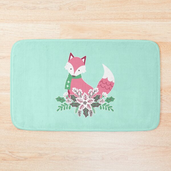 Item preview, Christmas Fox and Flower Design designed and sold by CarefulCreation.