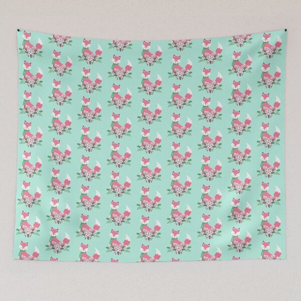 Item preview, Christmas Fox and Flower Design designed and sold by CarefulCreation.