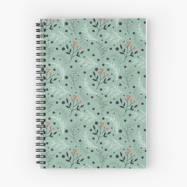 Item preview, Cozy Winter Foliage Seamless Pattern onWhite Botanical Design designed and sold by MimsTees.