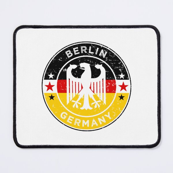Item preview, Berlin Deutschland Badge – Vintage Germany Flag & Hauptstadt Emblem designed and sold by ArtByKatti.