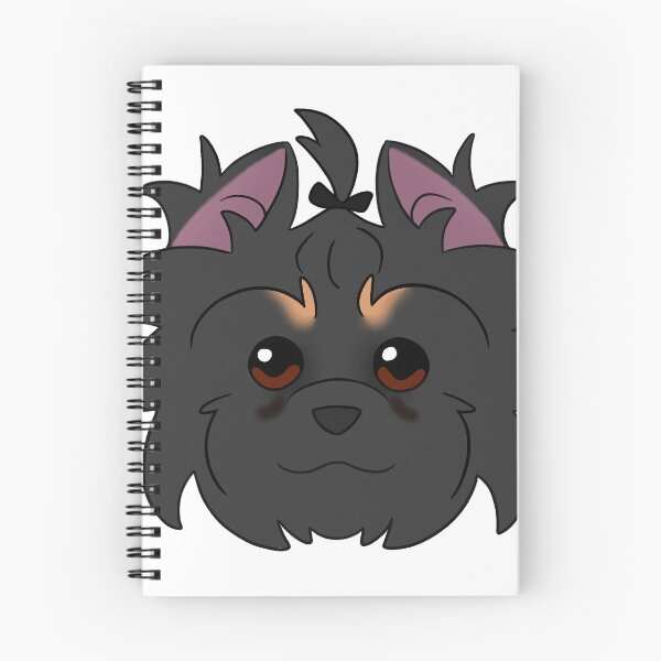 Item preview, Black Yorkie Light Brown Brows Tear Stains designed and sold by OliRoseArt.