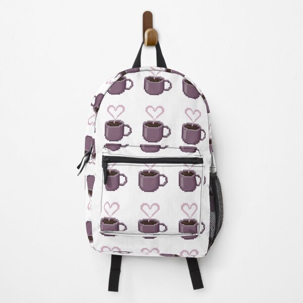 Item preview, Pixel Heart Coffee & Tea Mug - Plum Cozy Brew designed and sold by retro_pixel.