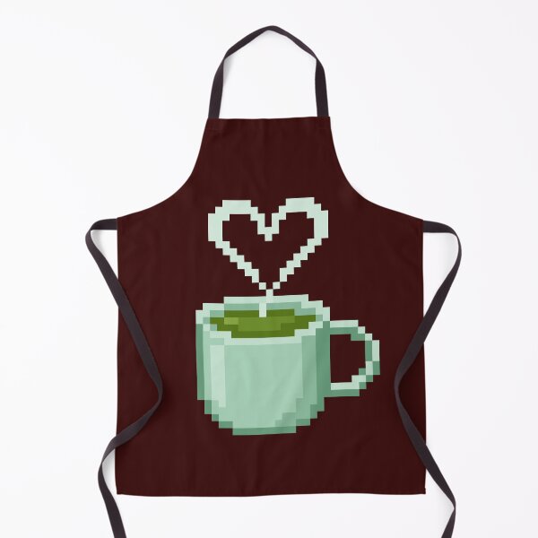 Item preview, Pixel Heart Coffee & Tea Mug - Mint Matcha Dream designed and sold by retro_pixel.