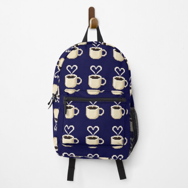Item preview, Pixel Heart Coffee & Tea Mug - Warm Cream Classic designed and sold by retro_pixel.
