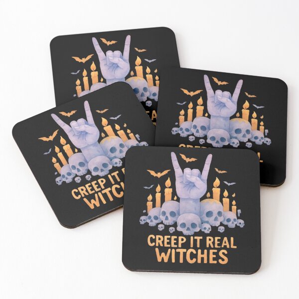 Item preview, Creep It Real Witches – Sweet and Spooky Pastel Goth Halloween Design designed and sold by baggycatsworld.