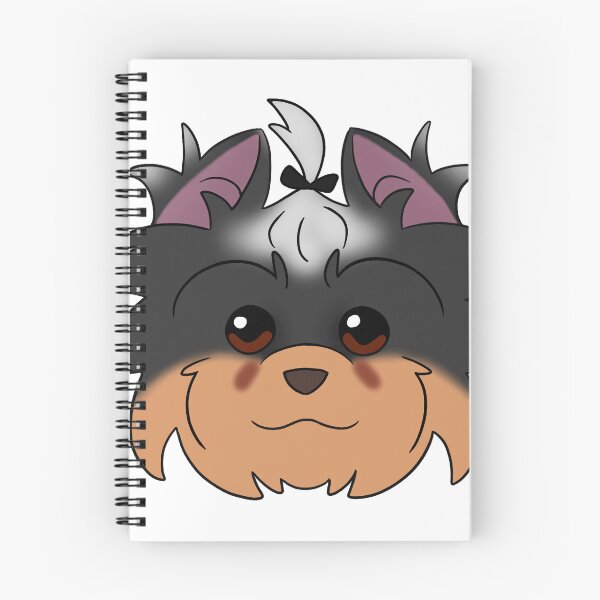 Item preview, Black Yorkie Light Brown Snout White Forehead Tear Stains designed and sold by OliRoseArt.