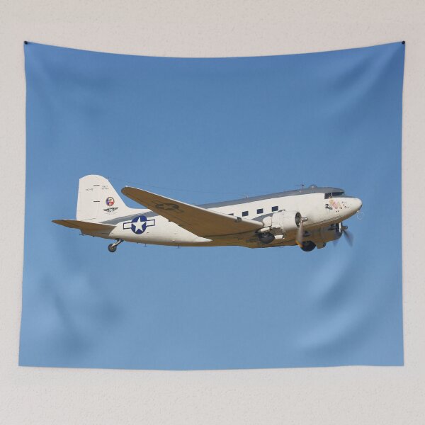 Item preview, Douglas R4D 50783 flies through a clear blue sky designed and sold by MartinPhotos.