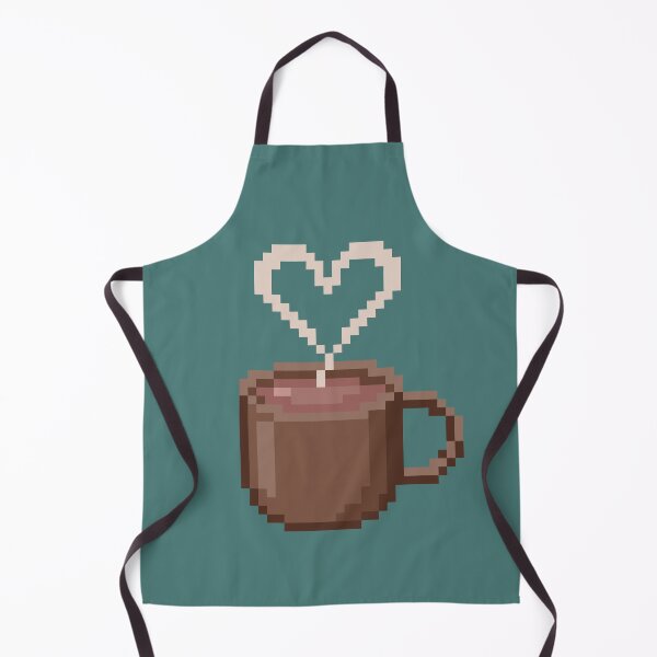 Item preview, Pixel Heart Coffee & Tea Mug - Mocha Comfort designed and sold by retro_pixel.
