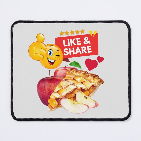 Item preview, Like and Share a Piece of Apple Pie on Social Media! designed and sold by MPC-Mince-Pies.
