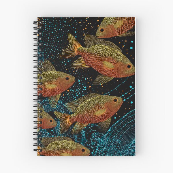 Item preview, Golden School Of Fish Shining In Cosmic Ocean designed and sold by EL-Lebedenko.