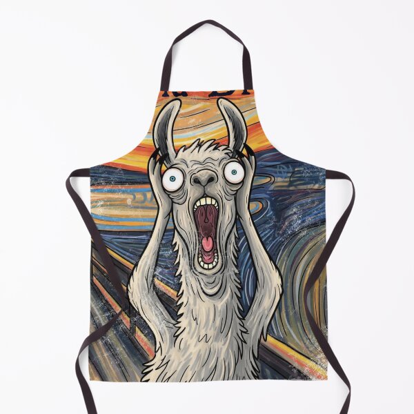 Item preview, Llama Drama – Funny Scream Parody Artwork designed and sold by Adorable Antics .