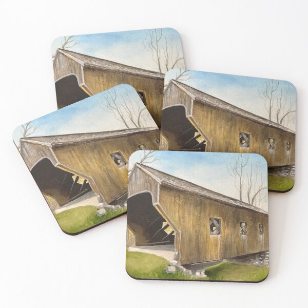 Item preview, The Baltimore Covered Bridge designed and sold by JHWatercolors.