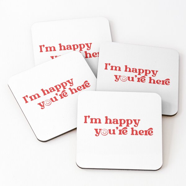 Item preview, I’m happy you’re here  designed and sold by pnkrose.
