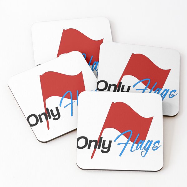 Item preview, Red only flags designed and sold by ShiftNStitch.