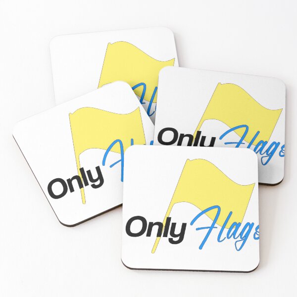 Item preview, Yellow only flags designed and sold by ShiftNStitch.