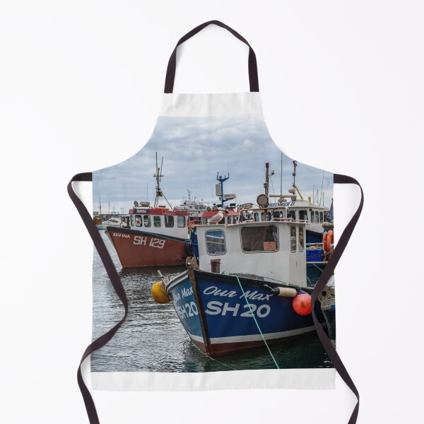 Item preview, Close up of commercial fishing boats in the harbour designed and sold by yackers1.
