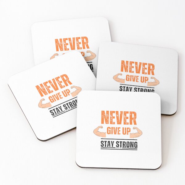 Item preview, Never give up stay strong motivational quote  designed and sold by Yousran.