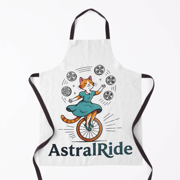 Item preview, A CAT RIDING AN UNICYCLE designed and sold by KISHNAY-FASHION.