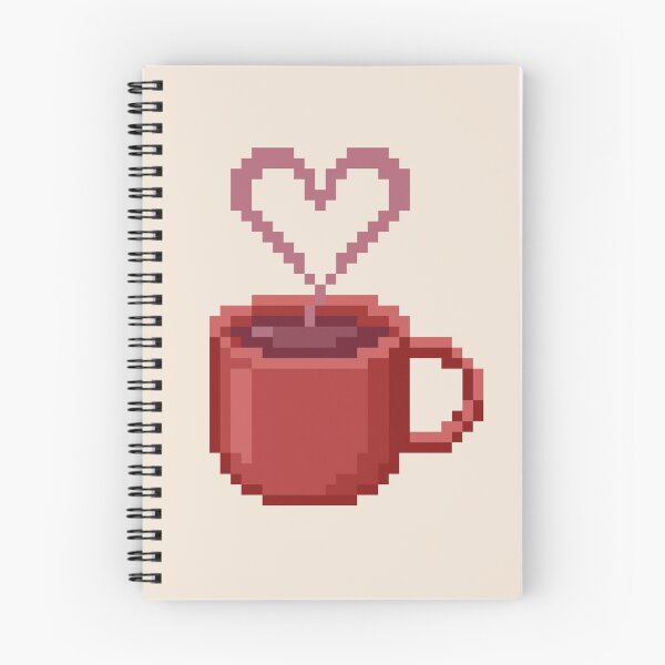 Item preview, Pixel Heart Coffee & Tea Mug - Red Romance designed and sold by retro_pixel.