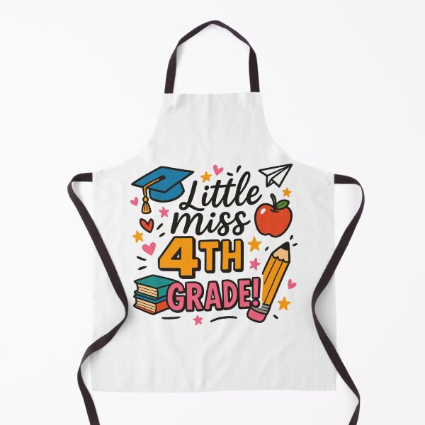 Item preview, Little Miss 4th Grade Back To School Cute Fourth Grade designed and sold by Aniversluis.