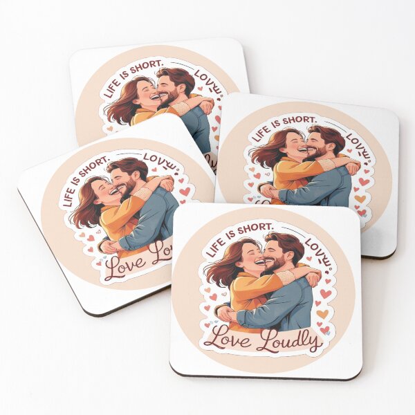 Item preview, Life is Short Love Loudly designed and sold by MojoNovo.