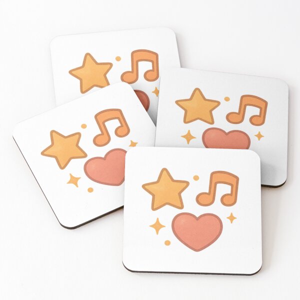 Item preview, Cute Star, Heart, and Music Note Icons designed and sold by MelodiesHeart.