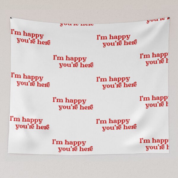 Item preview, I’m happy you’re here  designed and sold by pnkrose.
