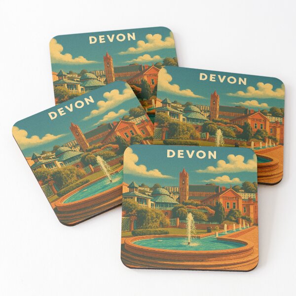 Item preview, Torquay Devon Retro Vintage Travel Poster designed and sold by GG WALL ART.