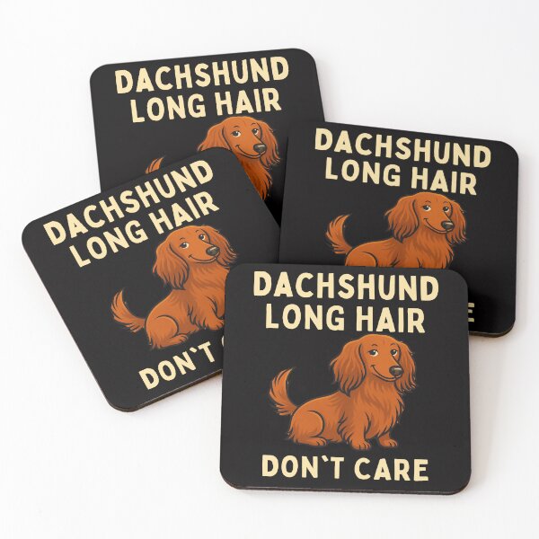 Item preview, Dachshund Long Hair  Don’t care  Gifts & Apparel Funny Shirts for Dog Lovers  designed and sold by MojNetSerwis WWK.