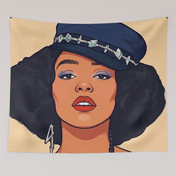 Item preview, Janelle Monáe Cartoon designed and sold by MattBStickers.