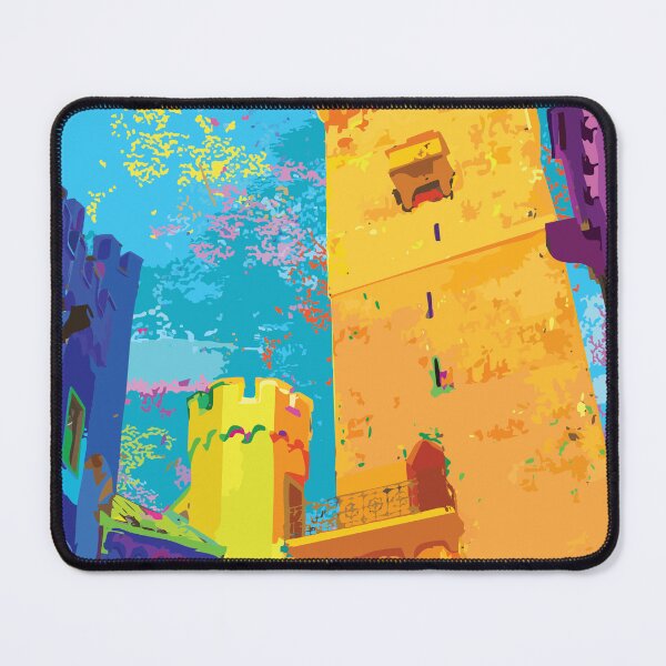 Item preview, The castle “Stolzenfels” in the UNESCO World Heritage Site "Upper Middle Rhine Valley”, my colourful interpretation celebrating the BUGA 2029 designed and sold by The Rhine in my suitcase.