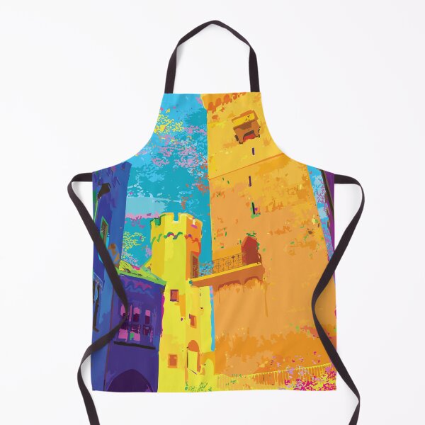 Item preview, The castle “Stolzenfels” in the UNESCO World Heritage Site "Upper Middle Rhine Valley”, my colourful interpretation celebrating the BUGA 2029 designed and sold by The Rhine in my suitcase.