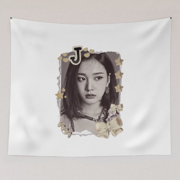 Item preview, STAYC J Kpop Girl group Scrapbook Collage Cozy Y2K Vintage Design designed and sold by HELL0WBELLO.