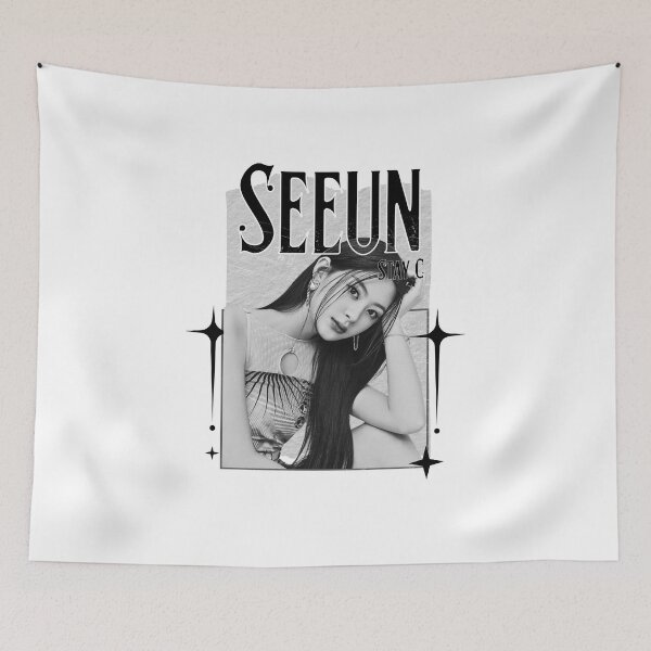 Item preview, STAYC Seeun Kpop Girl group Scrapbook Collage Cozy Y2K Vintage Design designed and sold by HELL0WBELLO.