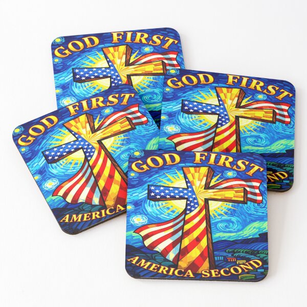 Item preview, God First America Second designed and sold by JEC Productions.