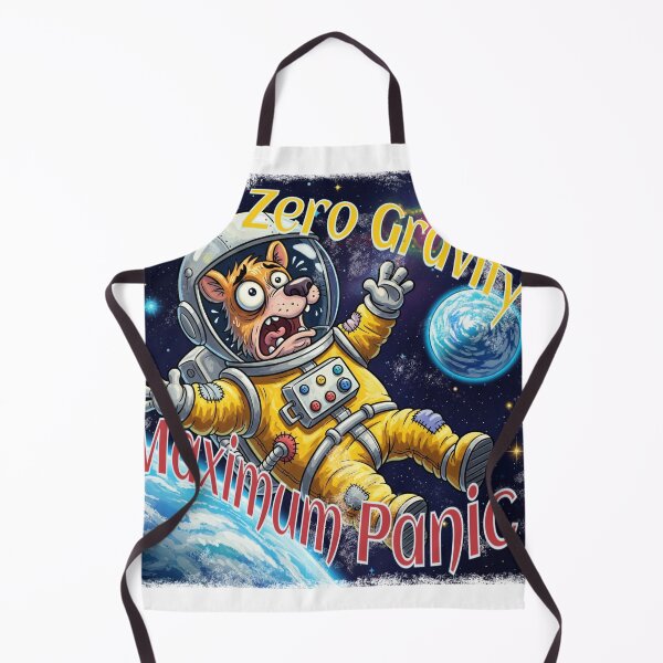 Item preview, Zero Gravity Maximum Panic – Funny Space Bear Astronaut Cartoon designed and sold by Adorable Antics .