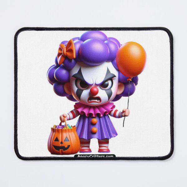 Item preview, Angry Halloween Clown in Purple designed and sold by Angry Critters.