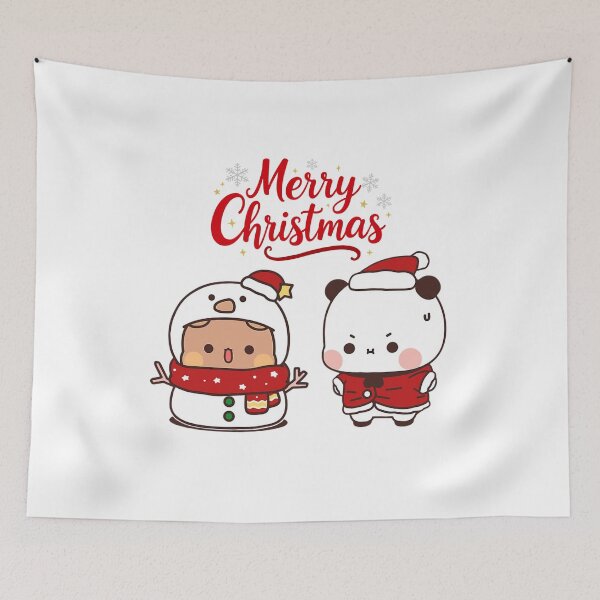 Item preview, Merry Chirstmas Bubu Dudu Panda And Brownie Bear True Love Couple 2026 designed and sold by OceanLiveArts.