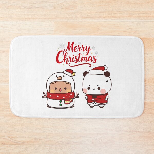 Item preview, Merry Chirstmas Bubu Dudu Panda And Brownie Bear True Love Couple 2026 designed and sold by OceanLiveArts.