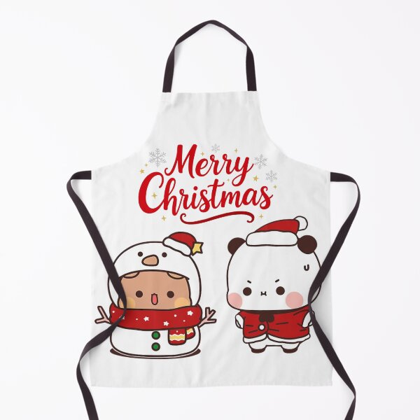 Item preview, Merry Chirstmas Bubu Dudu Panda And Brownie Bear True Love Couple 2026 designed and sold by OceanLiveArts.