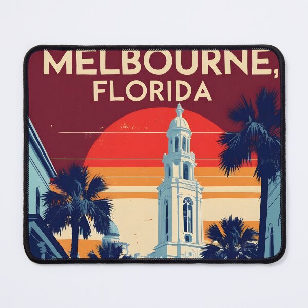 Item preview, Melbourne Florida 1950s USA Vintage Travel Tourism designed and sold by TravelersGems.