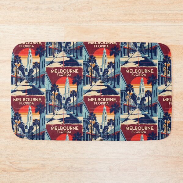 Item preview, Melbourne Florida 1950s USA Vintage Travel Tourism designed and sold by TravelersGems.
