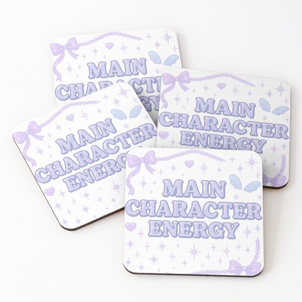 Item preview, Main Character Energy Y2K Coquette Pastel Holographic Aesthetic Design designed and sold by Tropical art.